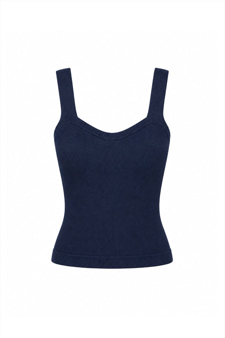 Regata Tricot Leda Marinho