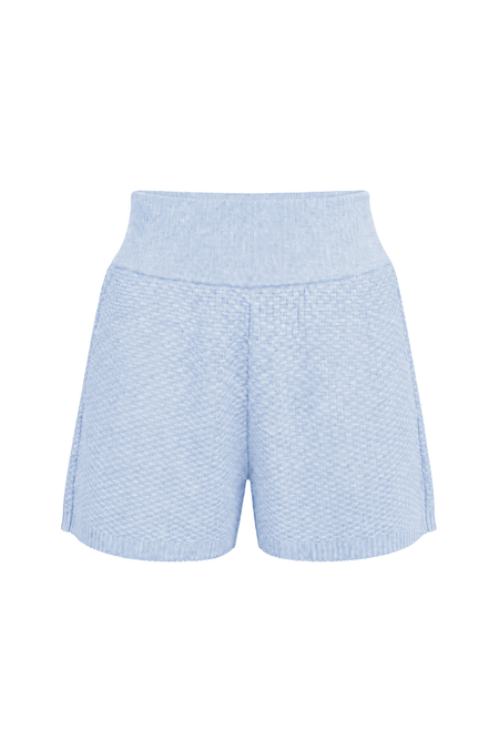 Shorts Tricot Amora Azul Ice