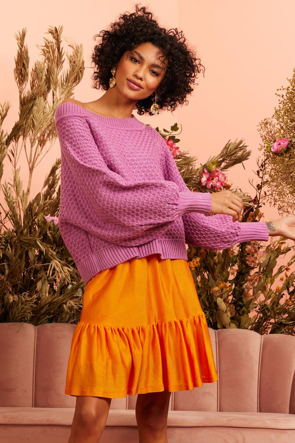Saia Tricot Curta Alegra Mango