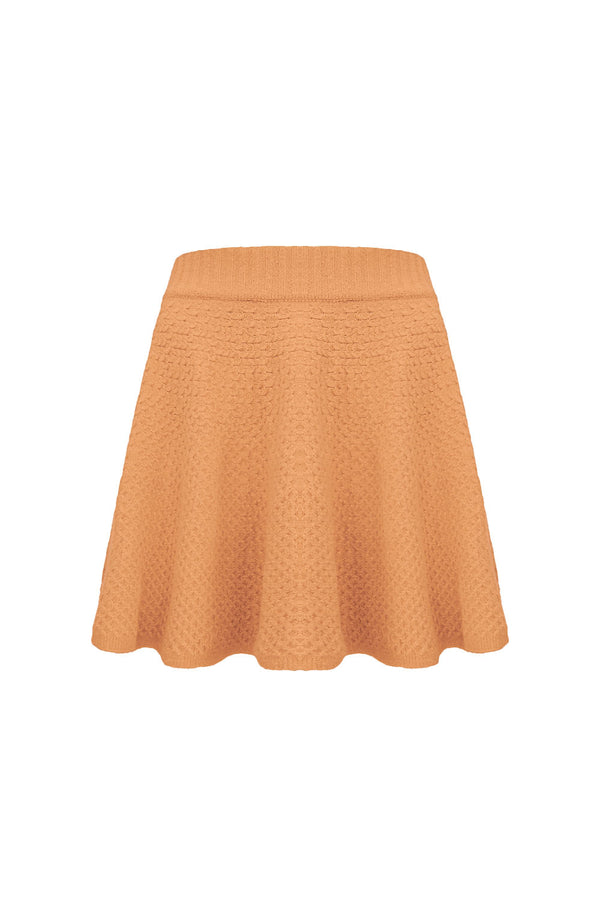Saia Tricot Curta Cherry Honey
