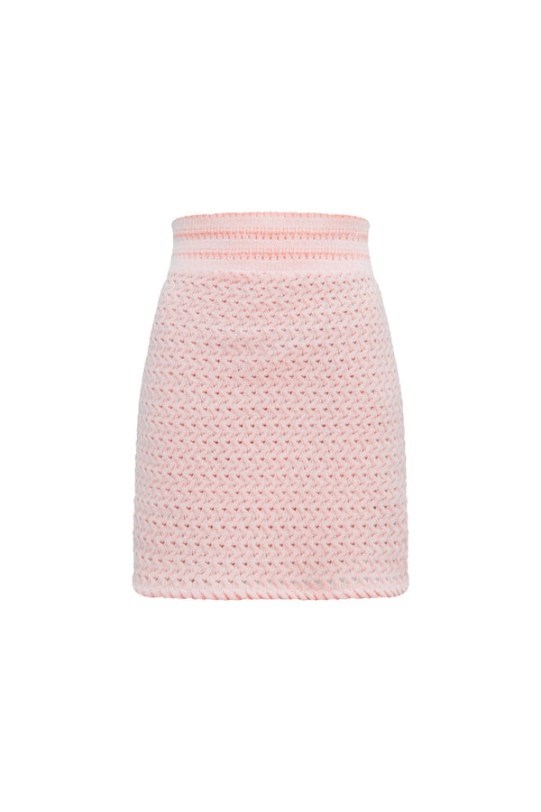 Conjunto Tricot Liliane Rosa Quartzo