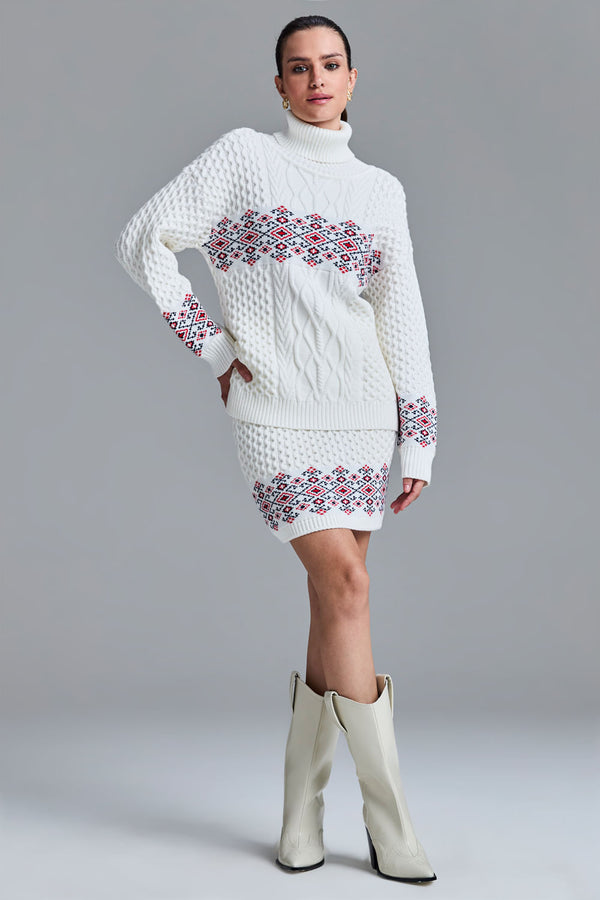 Saia Tricot Curta Monalisa Off White