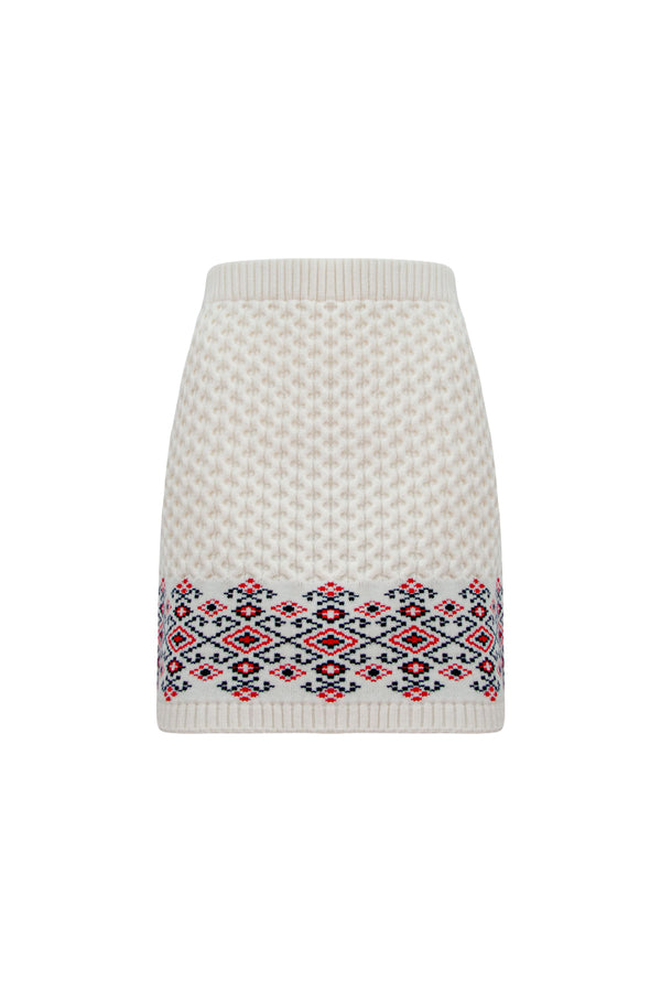 Saia Tricot Curta Monalisa Off White