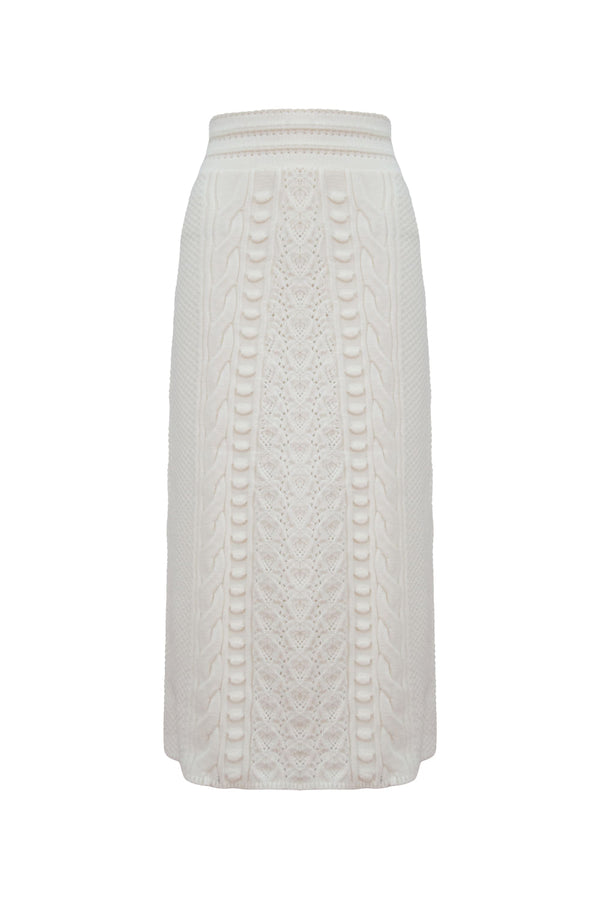 Saia Tricot Midi Georgea Off White