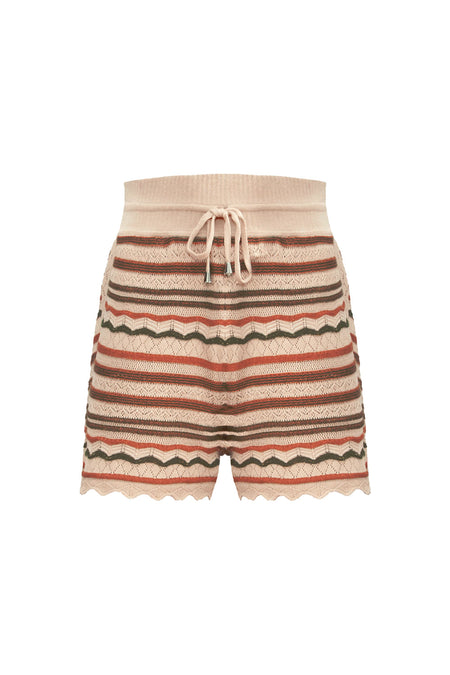 Shorts Tricot Helo Bege