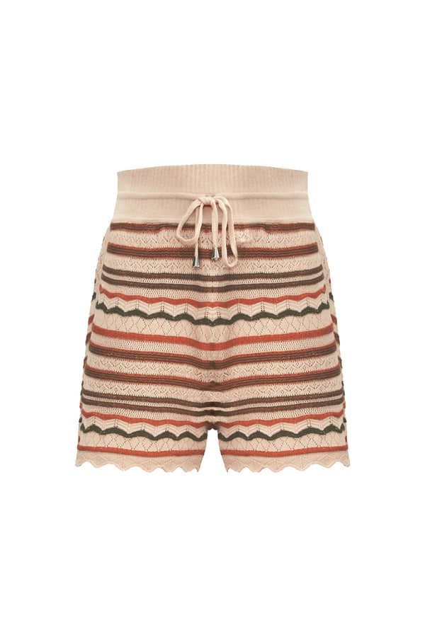 Shorts Tricot Helo Bege