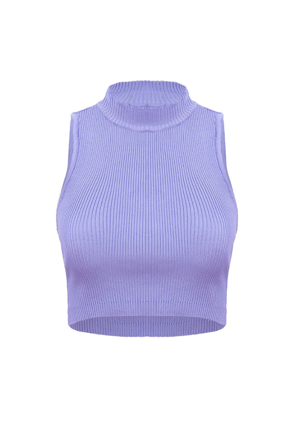 Top Tricot Grace Lilás Imperial