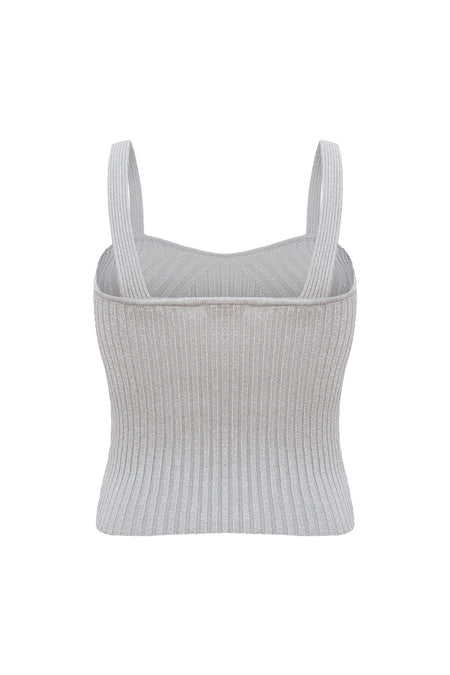 Top Tricot Leonora Prata