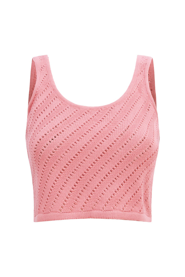 Top Tricot Martina Pink Chá