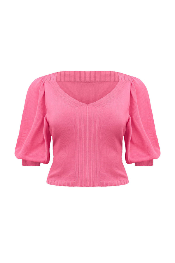 Top Tricot Ravena Rosa Penélope