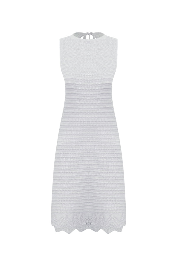 Vestido Tricot Aline Off White