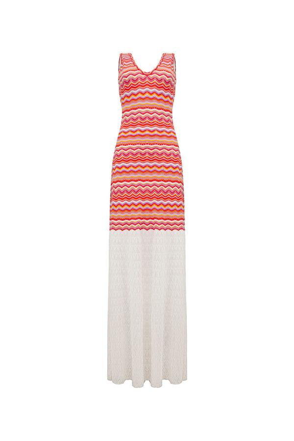 Vestido Tricot Longo Evelyn Vermelho