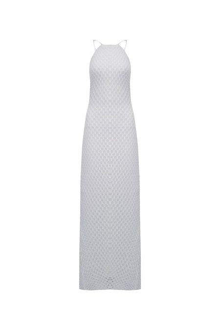 Vestido Tricot Longo Renata Off White