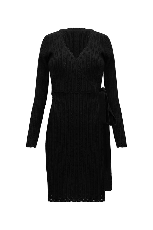 Vestido Tricot Sandra Preto