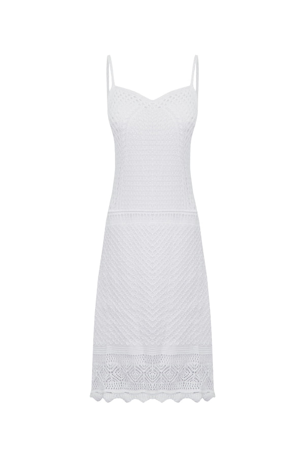 Vestido Tricot Tereza Off White
