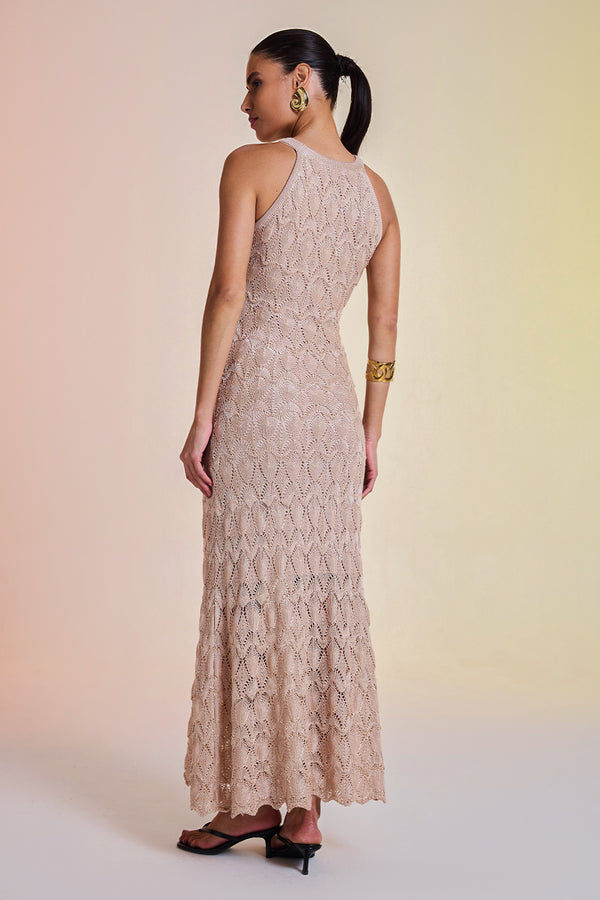 Vestido Tricot Midi Mel Nata