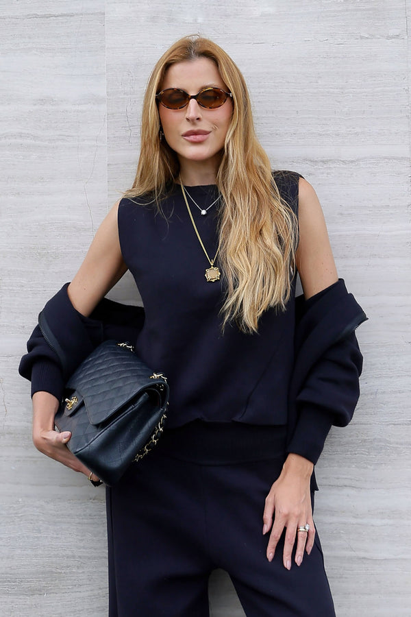 Regata Tricot Cora Preto