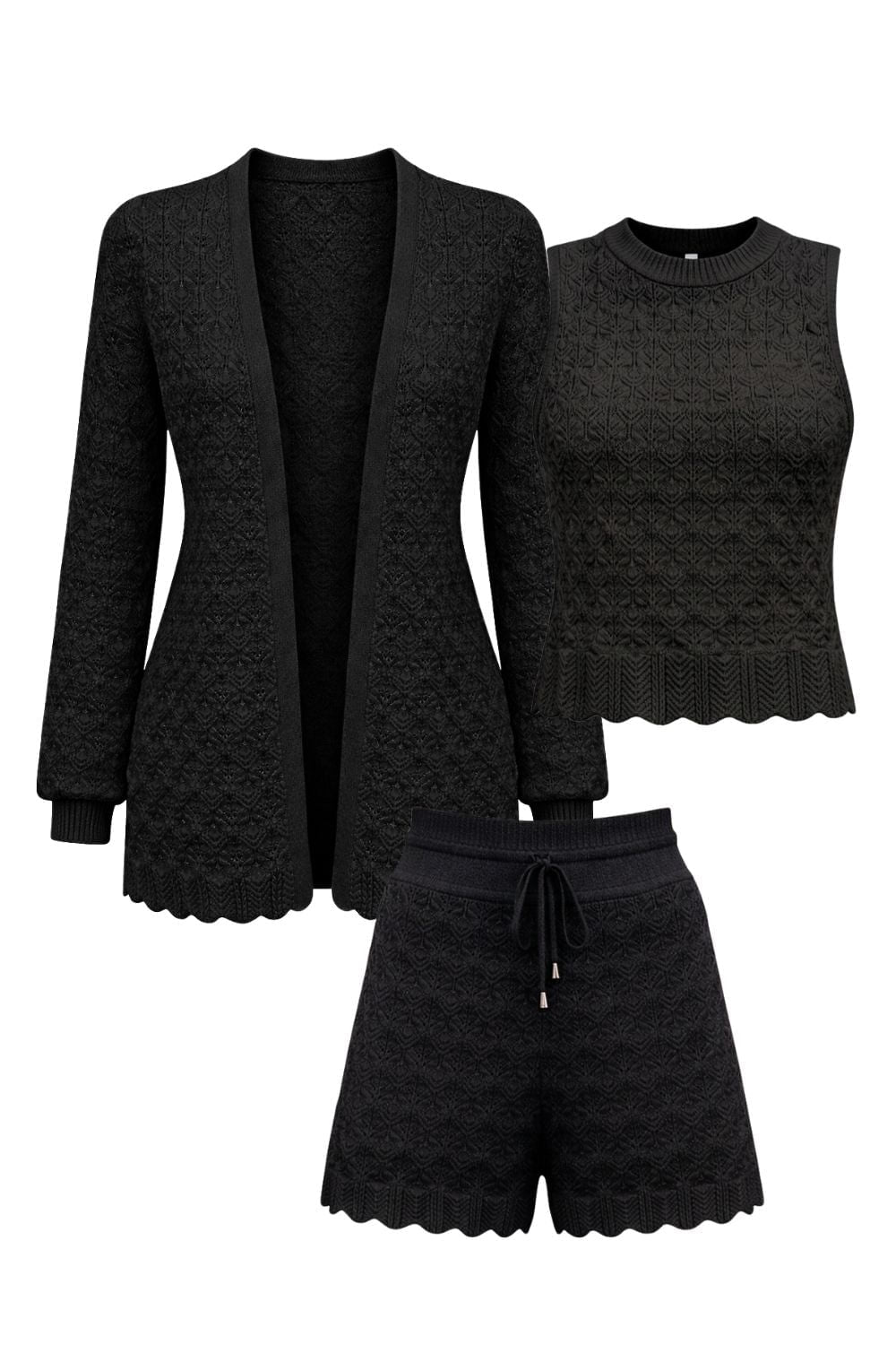 Conjunto Tricot Lily Preto