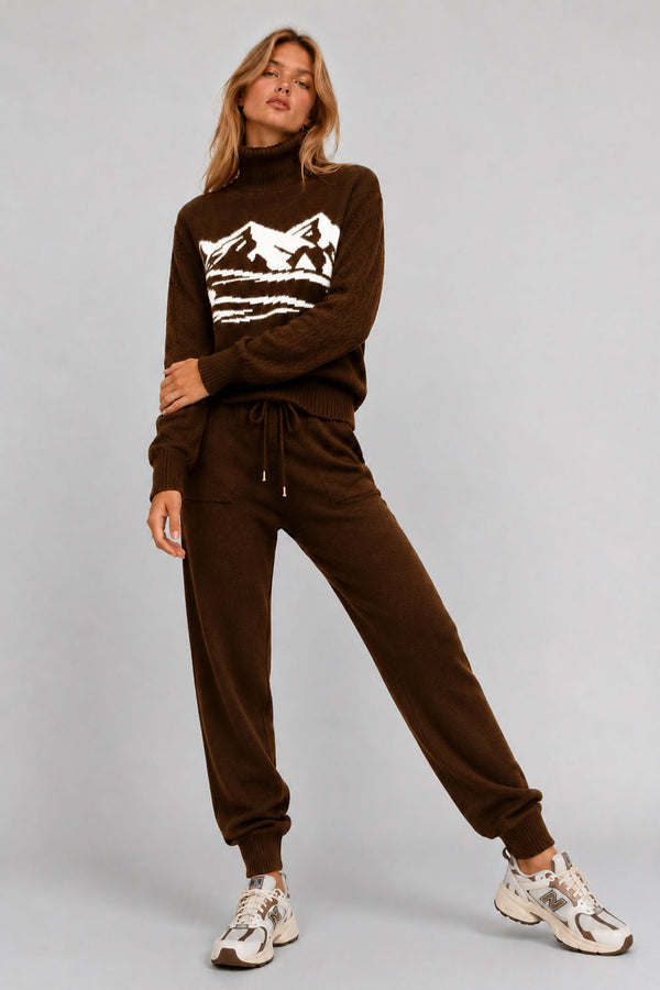 Calça Tricot Alpes Dark Brown