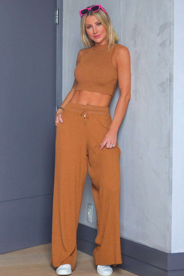 Top Tricot Vicky Caramelo