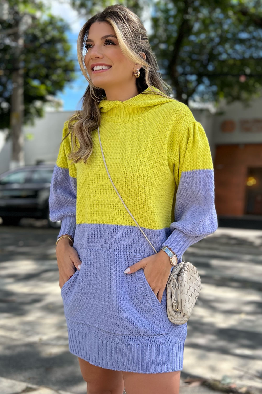 Pullover Tricot Agata Verde Lima