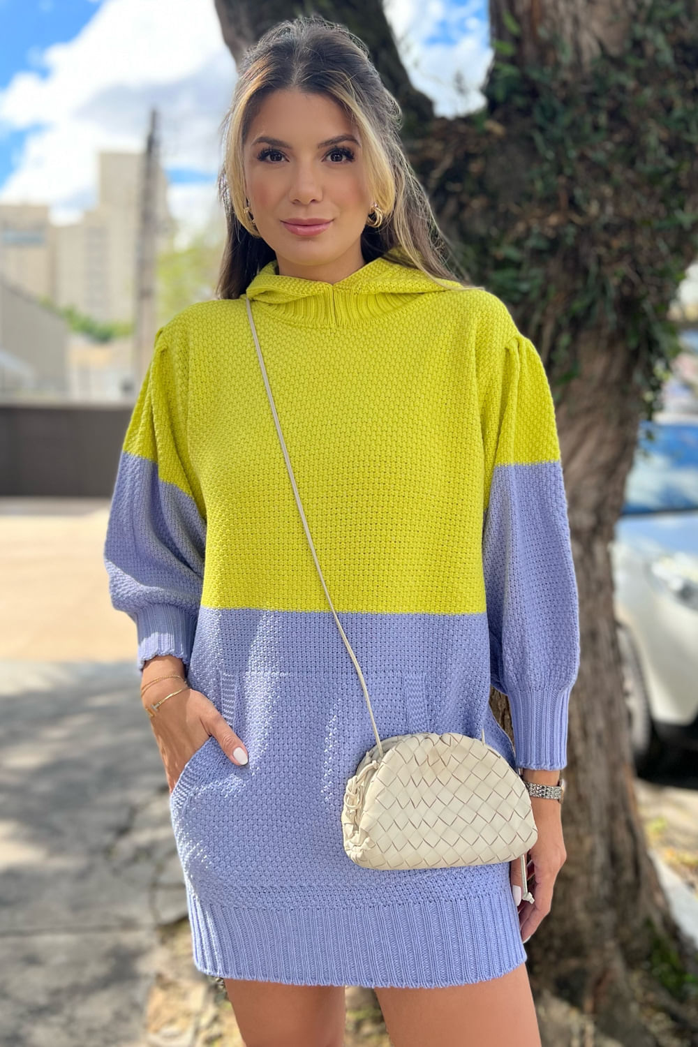 Pullover Tricot Agata Verde Lima