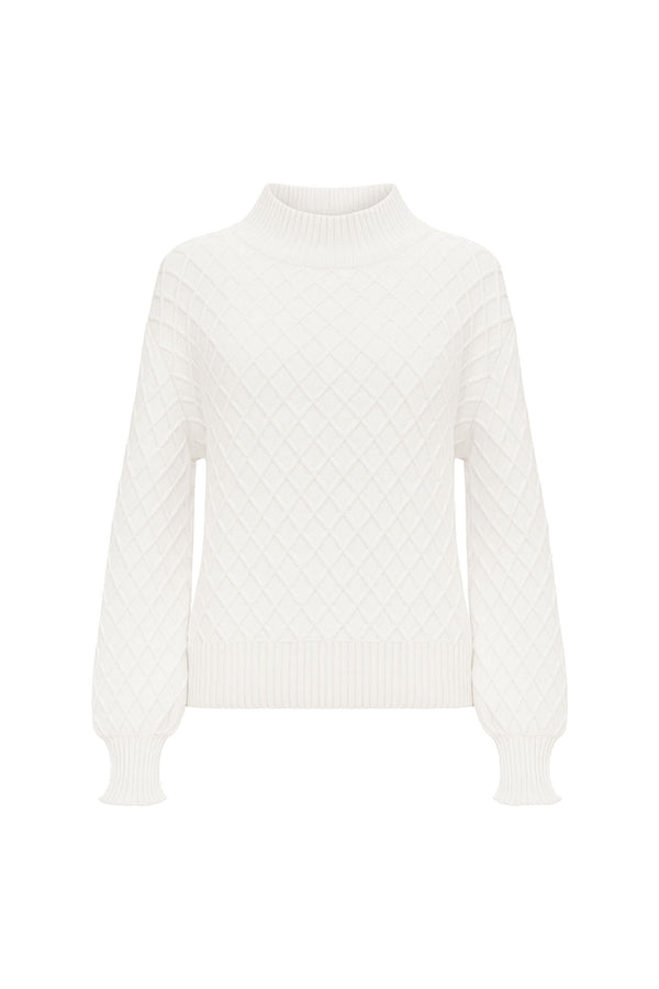 Blusa Tricot Eva Off White