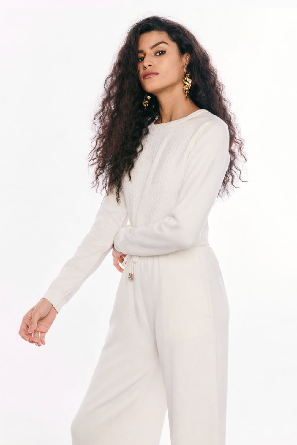 Blusa Tricot Isa Off White