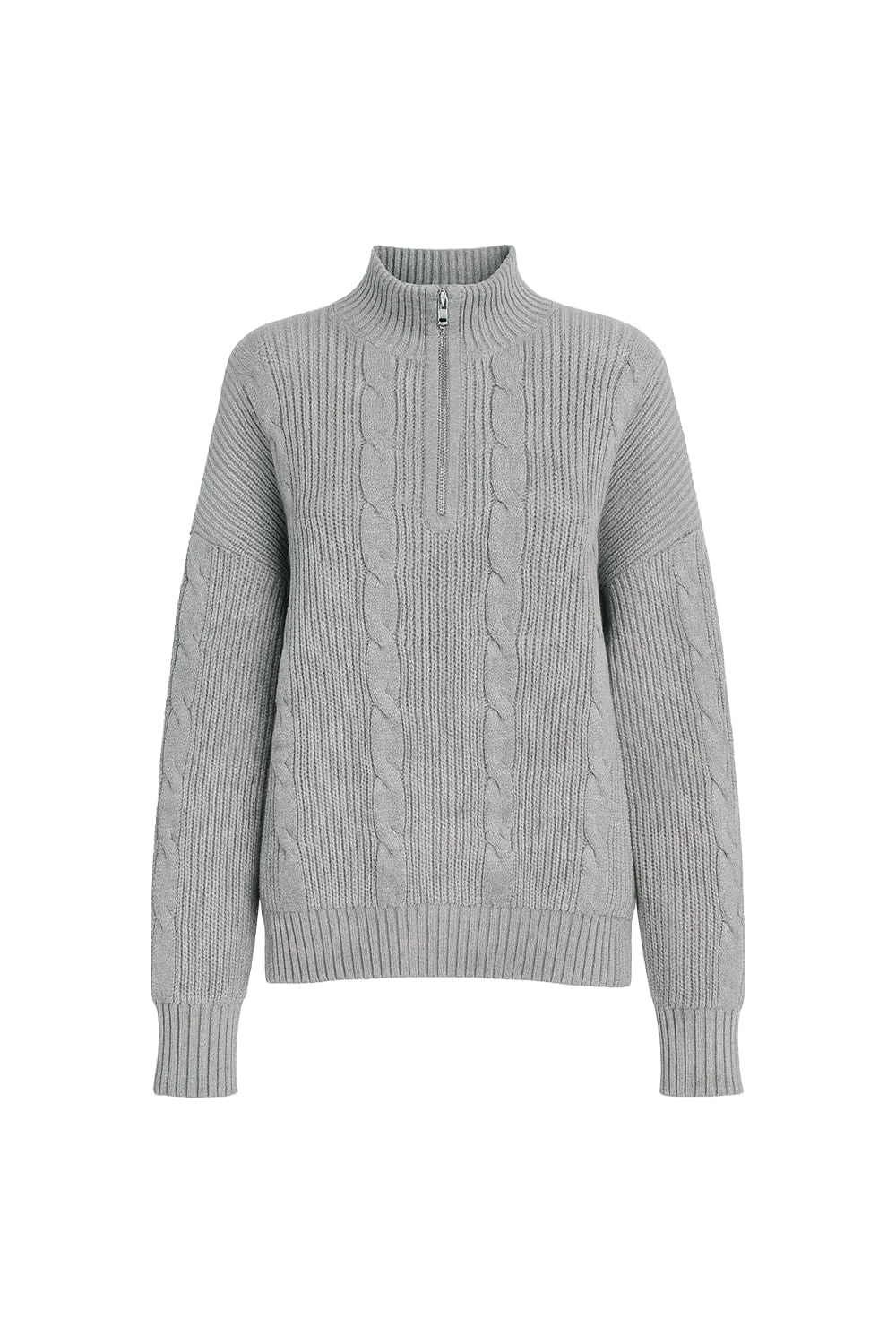 Blusa Tricot Leila Cinza Mescla