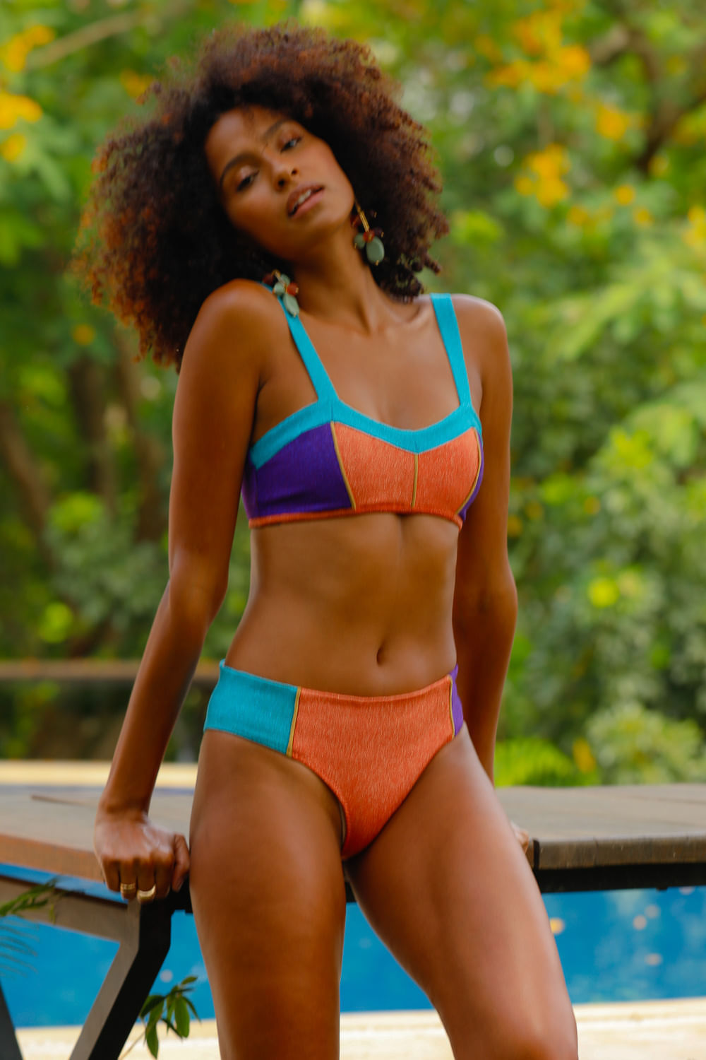 Biquíni Tricot Nadia Coral
