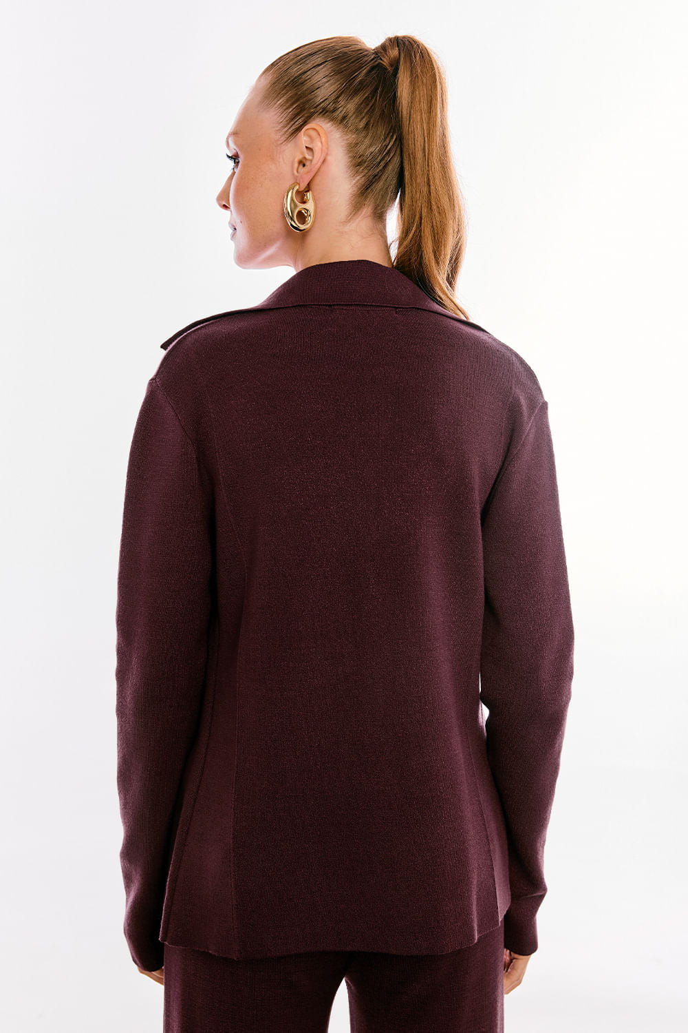 Blazer Tricot Serafine Cacau