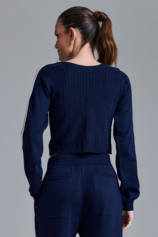 Blusa Lara Fio Soft Marinho