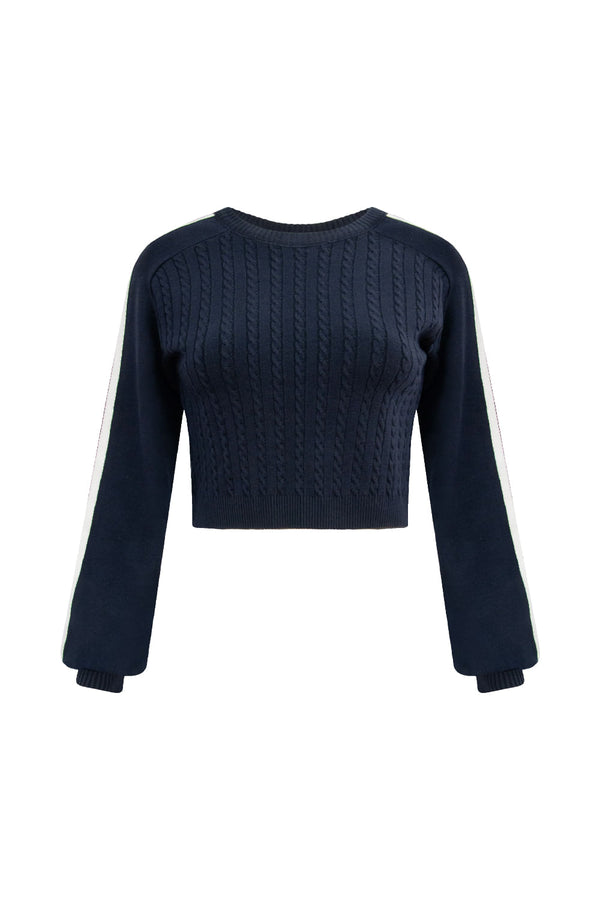 Blusa Lara Fio Soft Marinho