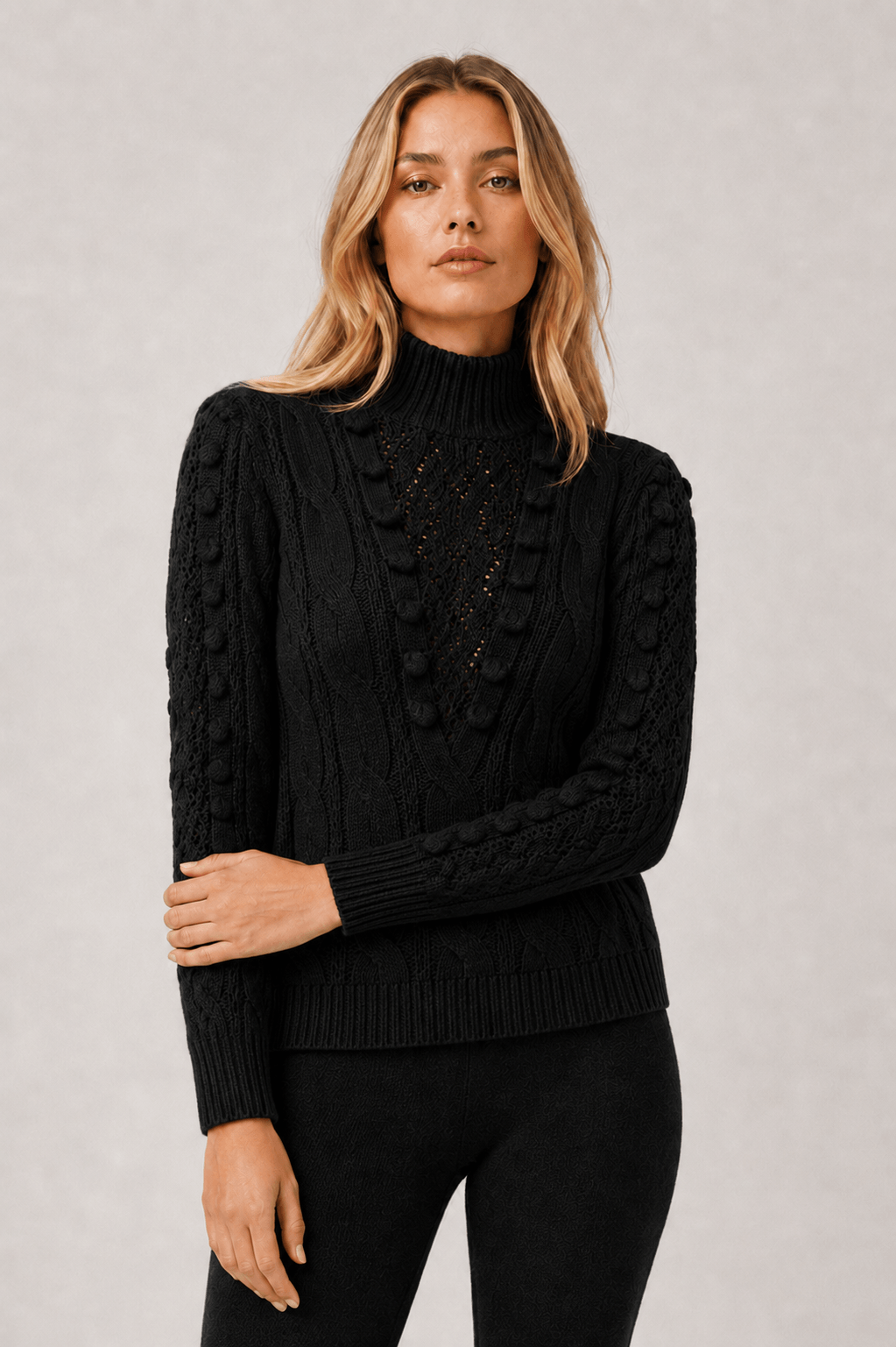 Blusa Tricot Samira Preto
