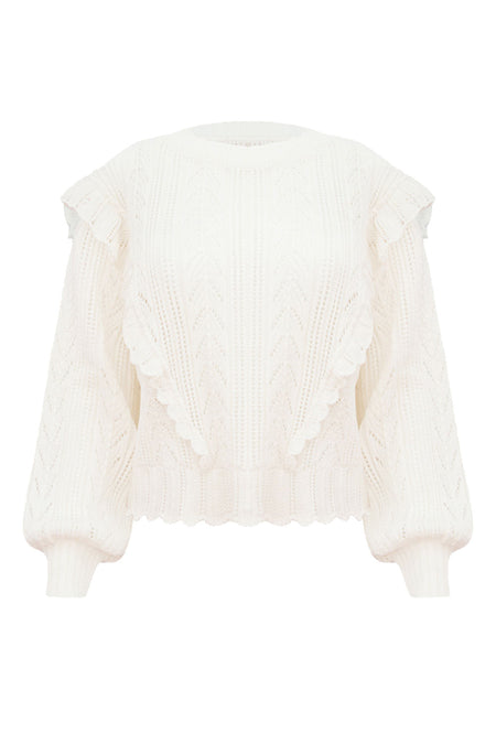 Blusa Tricot Alanis Off White