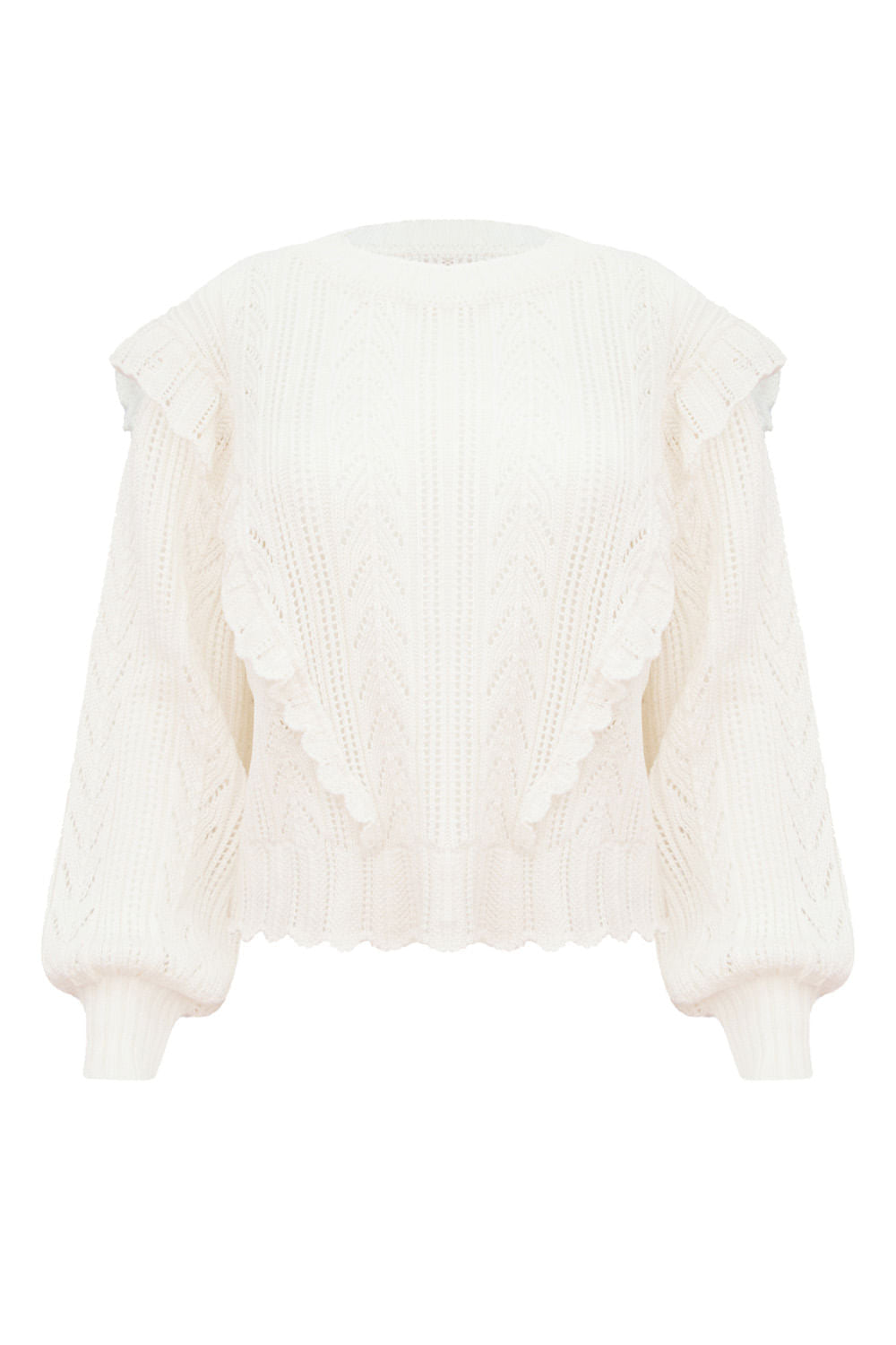 Blusa Tricot Alanis Off White