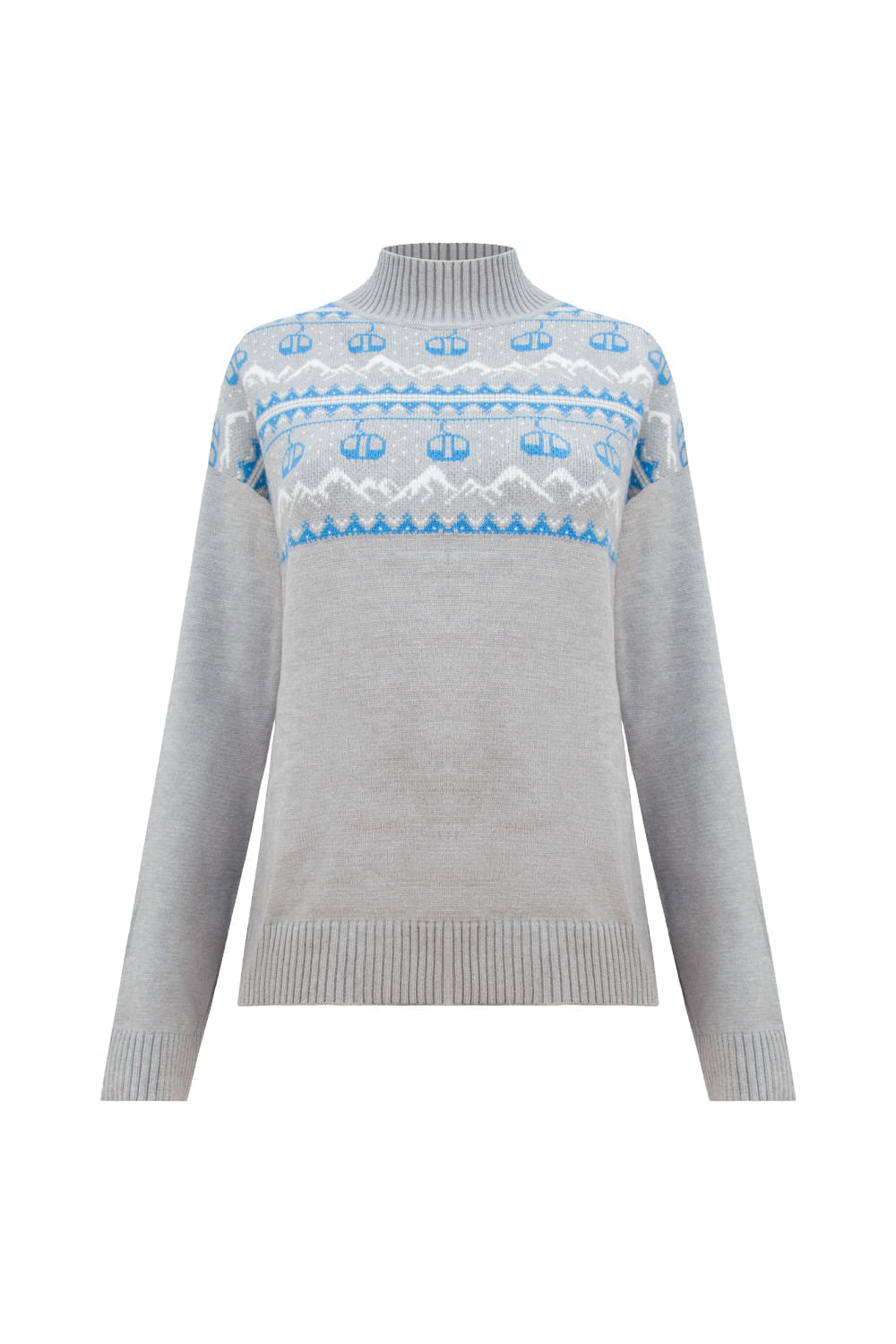 Blusa Tricot Mont Blanc Cinza Mescla