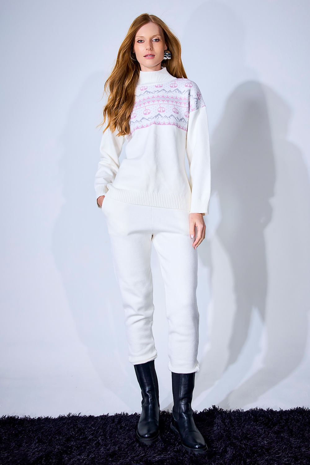 Calça Tricot Morgana Milk