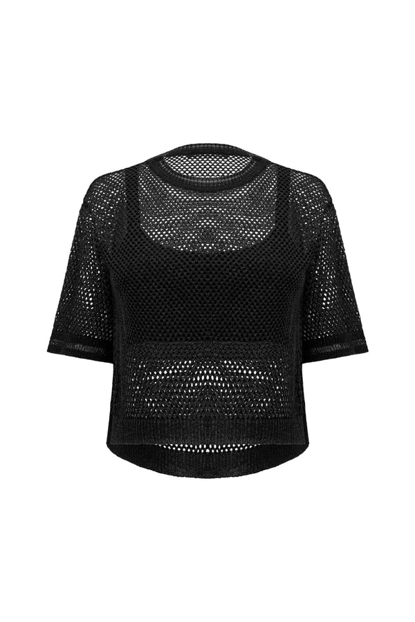 Blusa Tricot Angela Preto