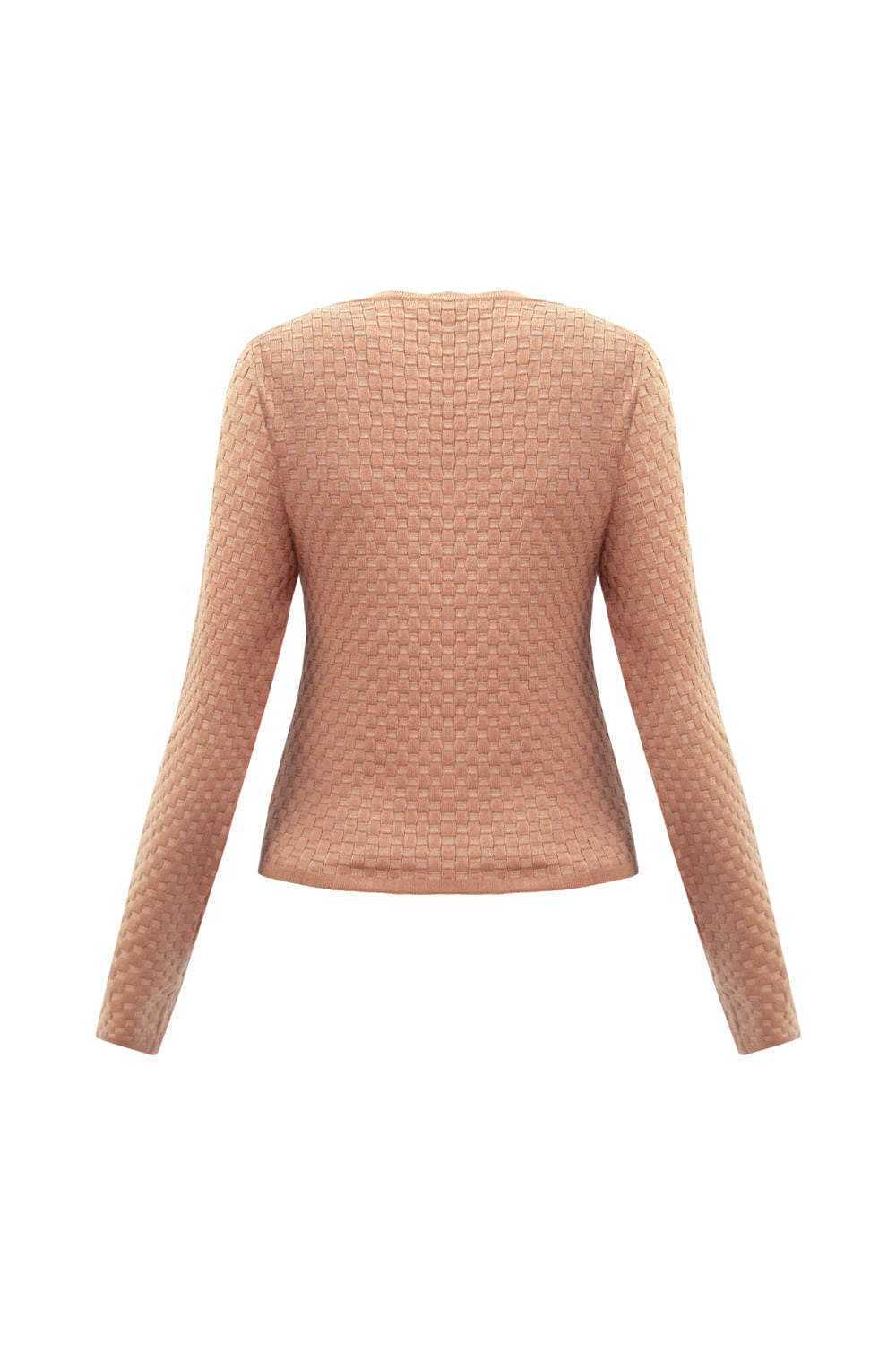 Blusa Tricot Barbara Bege Perolado
