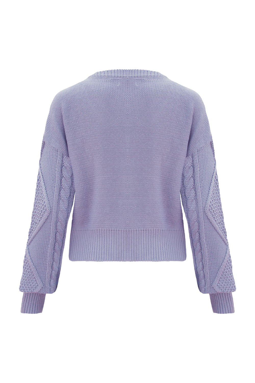Blusa Tricot Emilia Lilás Imperial