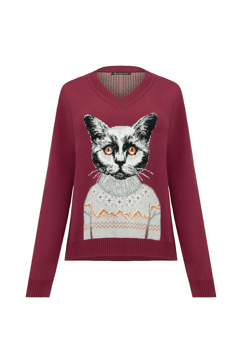 Blusa Tricot Kitty Marsala