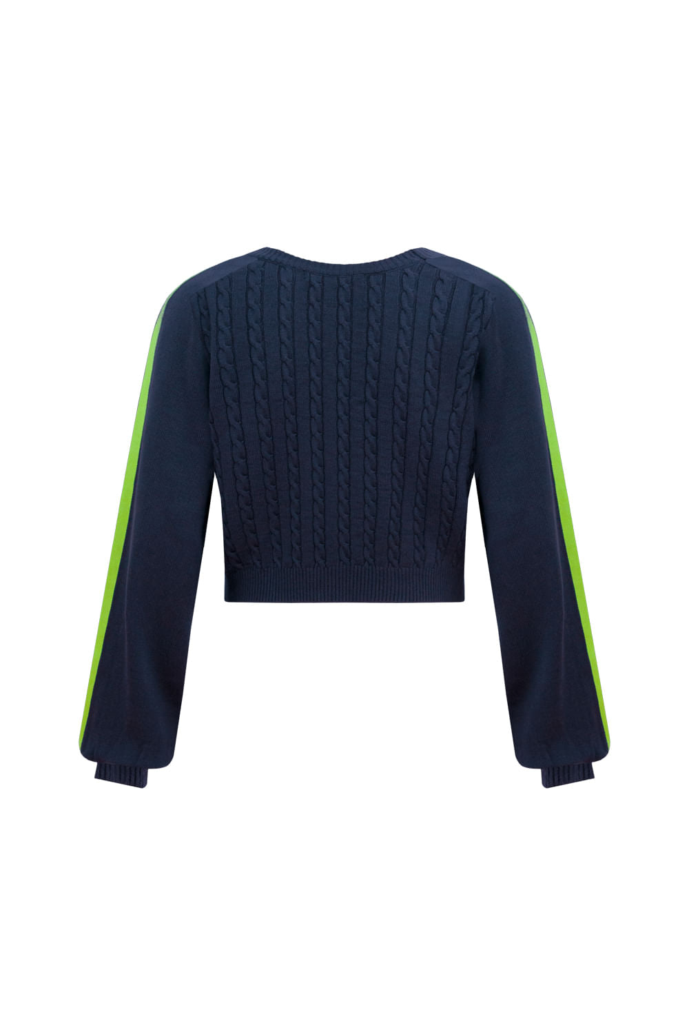 Blusa Tricot Lara Azul Oxford