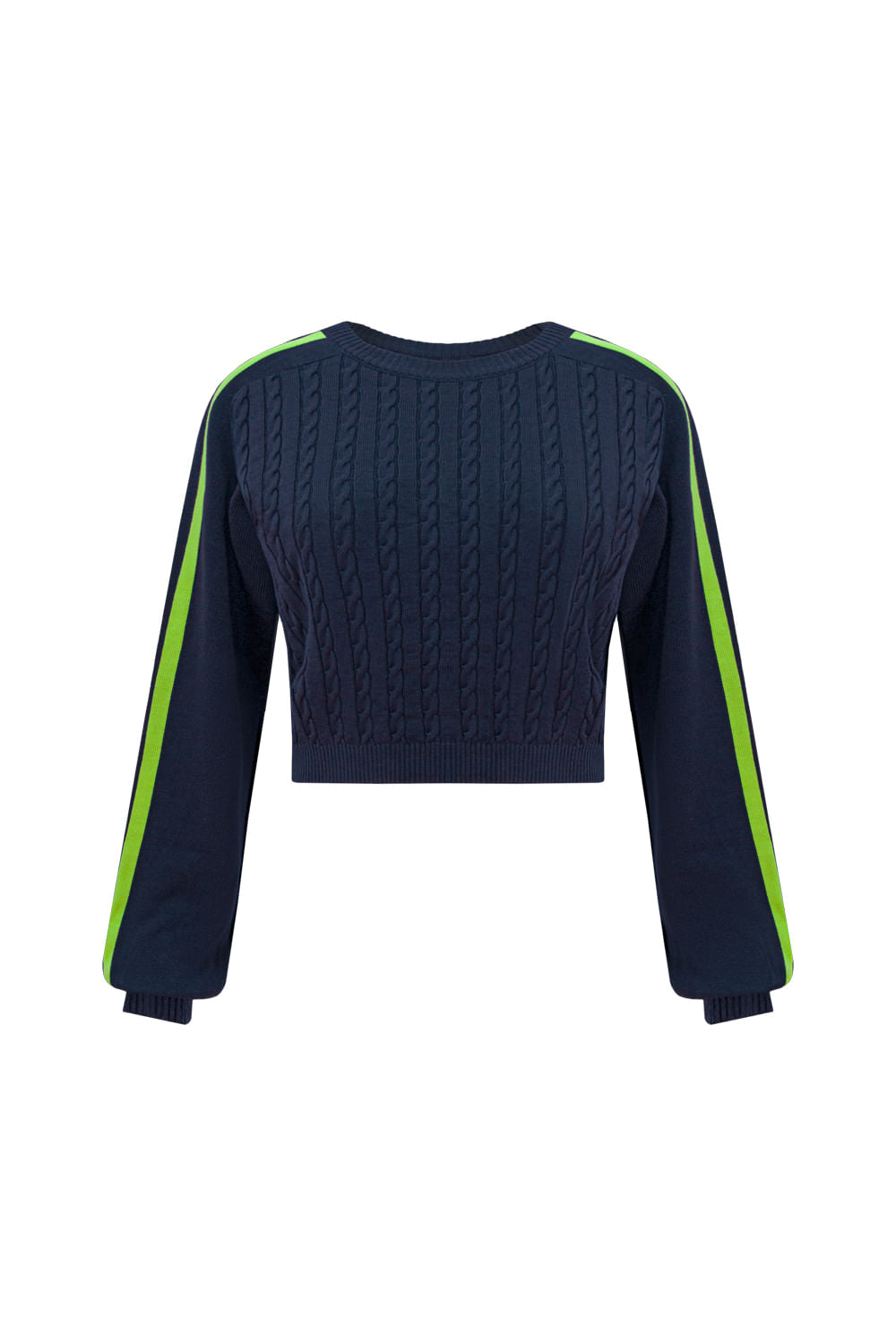 Blusa Tricot Lara Azul Oxford