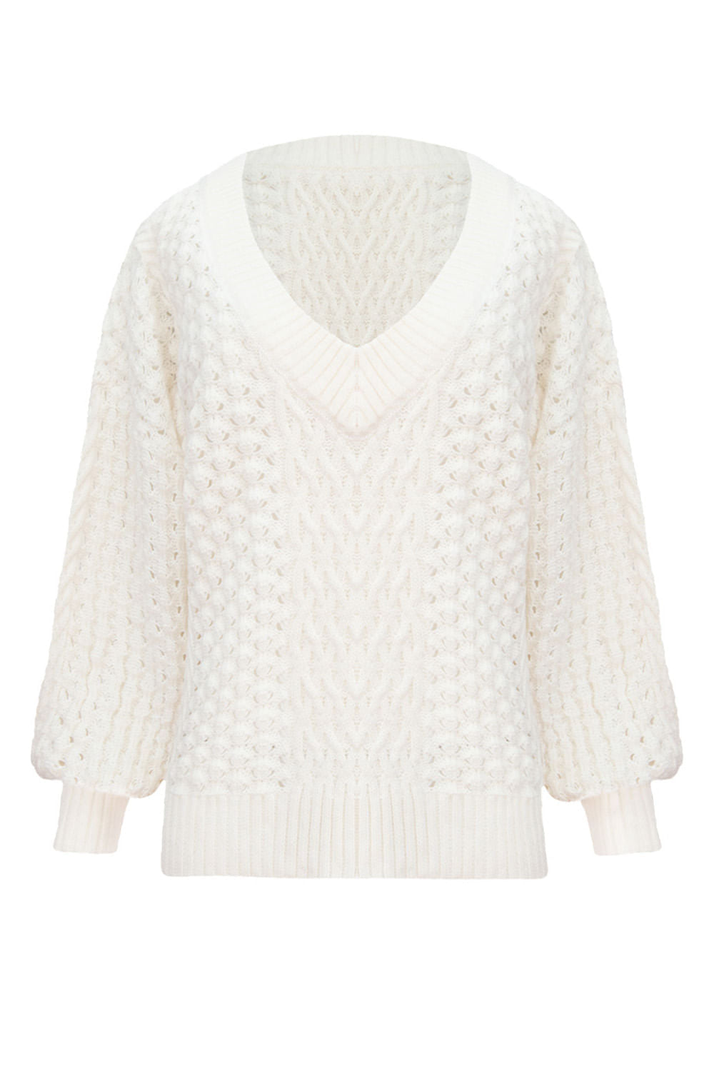 Blusa Tricot Mandy Off White