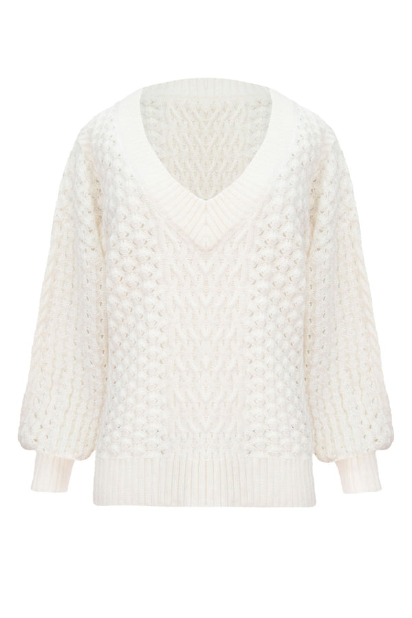 Blusa Tricot Mandy Off White