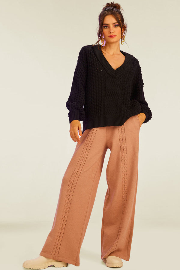 Blusa Tricot Mandy Preto