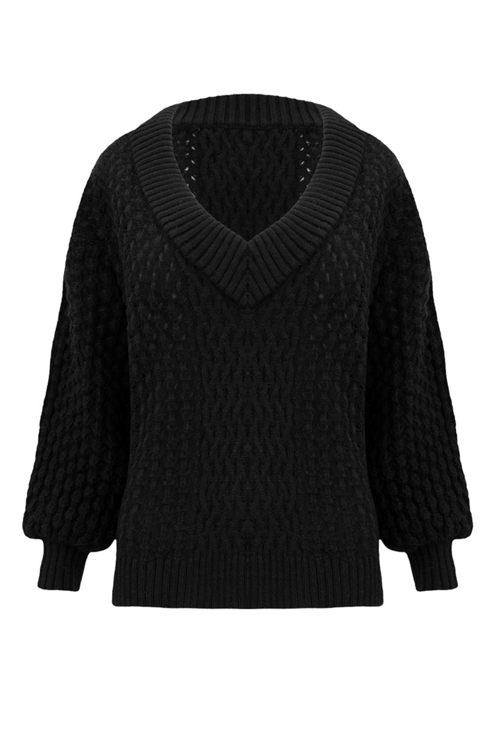 Blusa Tricot Mandy Preto