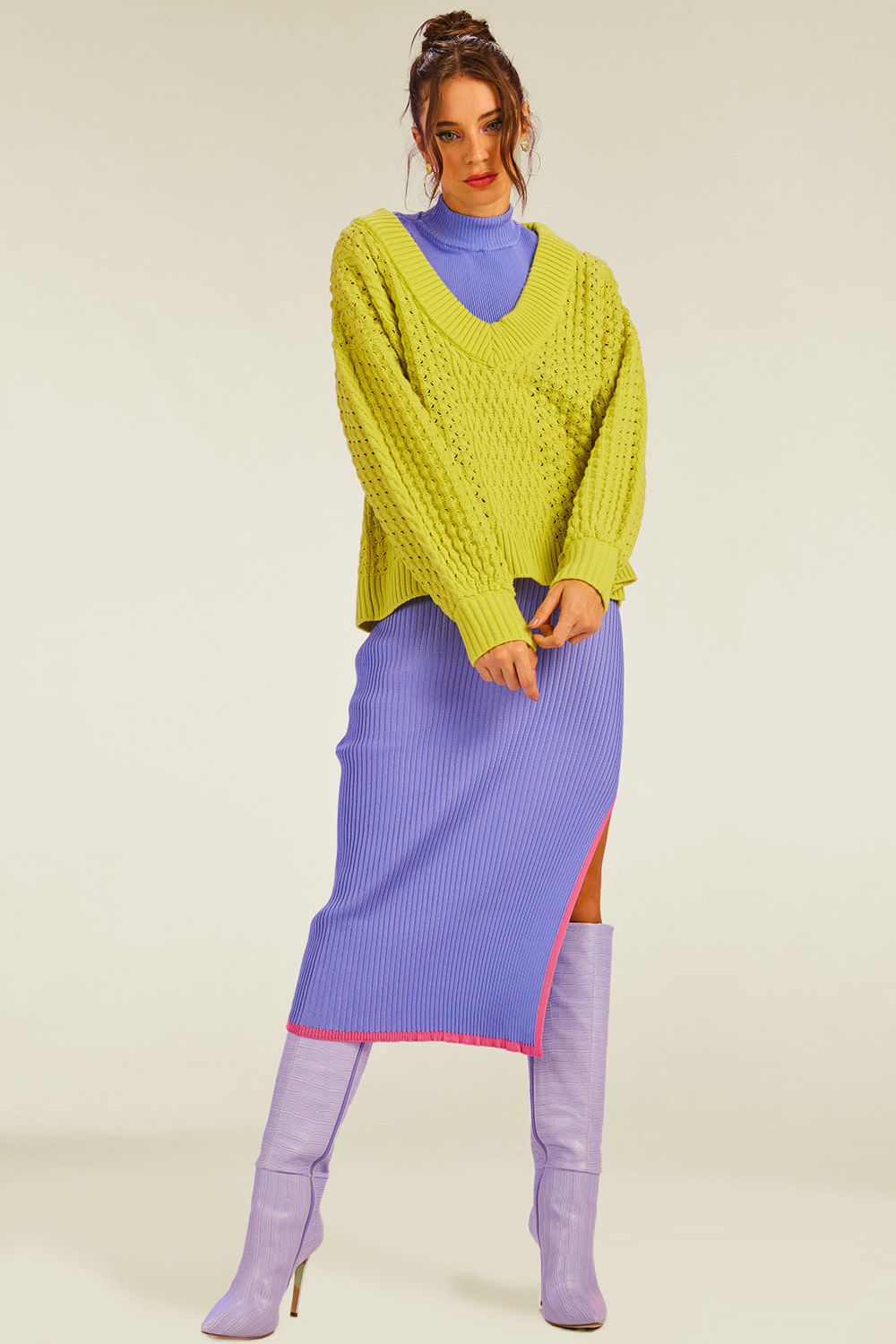 Blusa Tricot Mandy Verde Siciliano