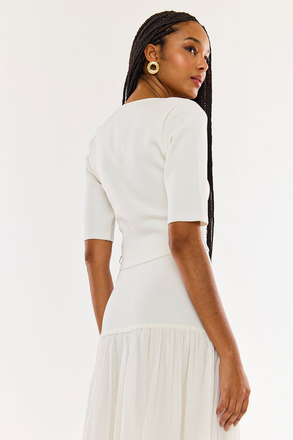 Top Tricot Mariah Off White
